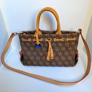 Dooney and Bourke Signature Tassel Tote Bag